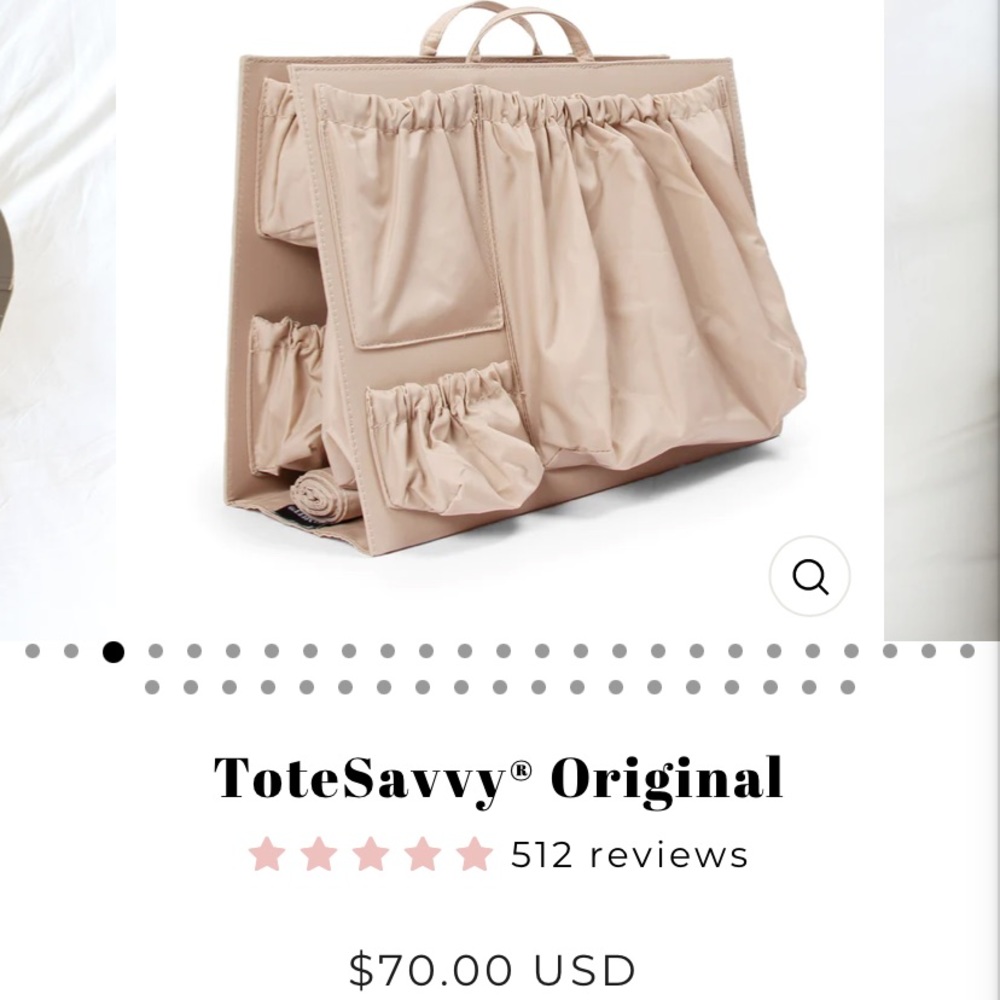 Tote Savvy diaper bag insert.